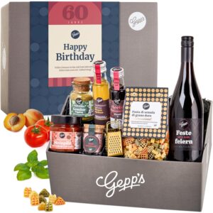 Gepp’s Feinkost Gourmet 60th Birthday Gift Set for Women & Men