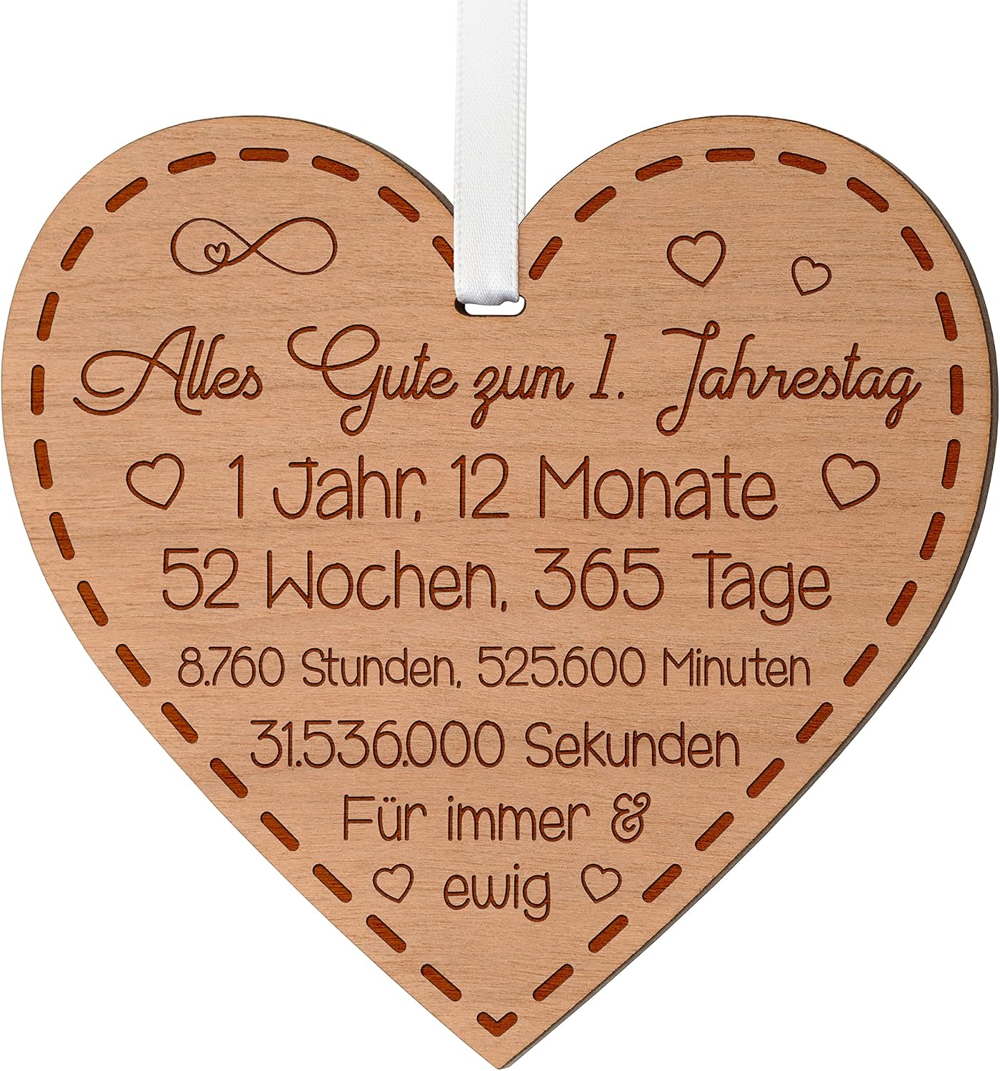 1st Wedding Anniversary Gift for Couples, Anniversary Gift for Him and Her
