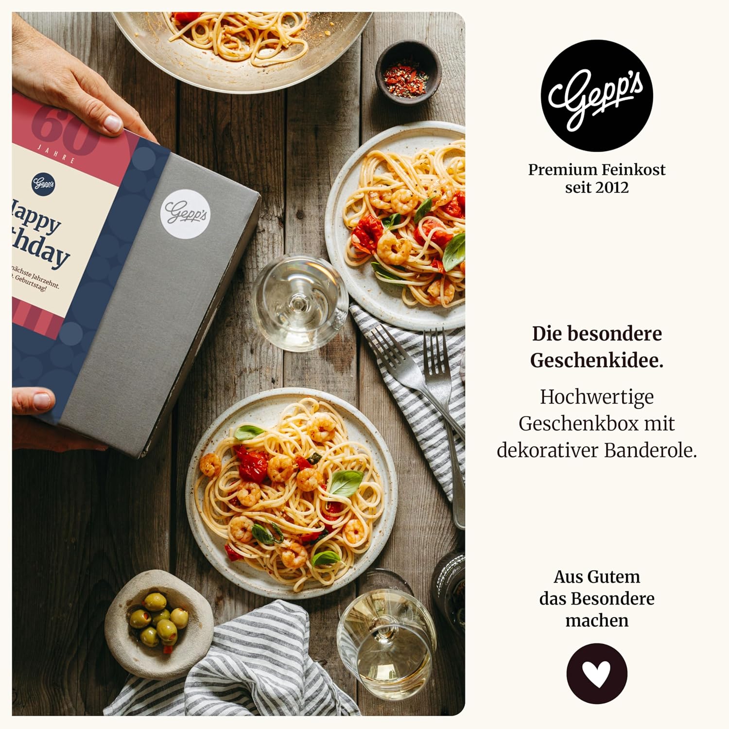 Gepp's Feinkost Gourmet 60th Birthday Gift Set for Women & Men – Bild 9