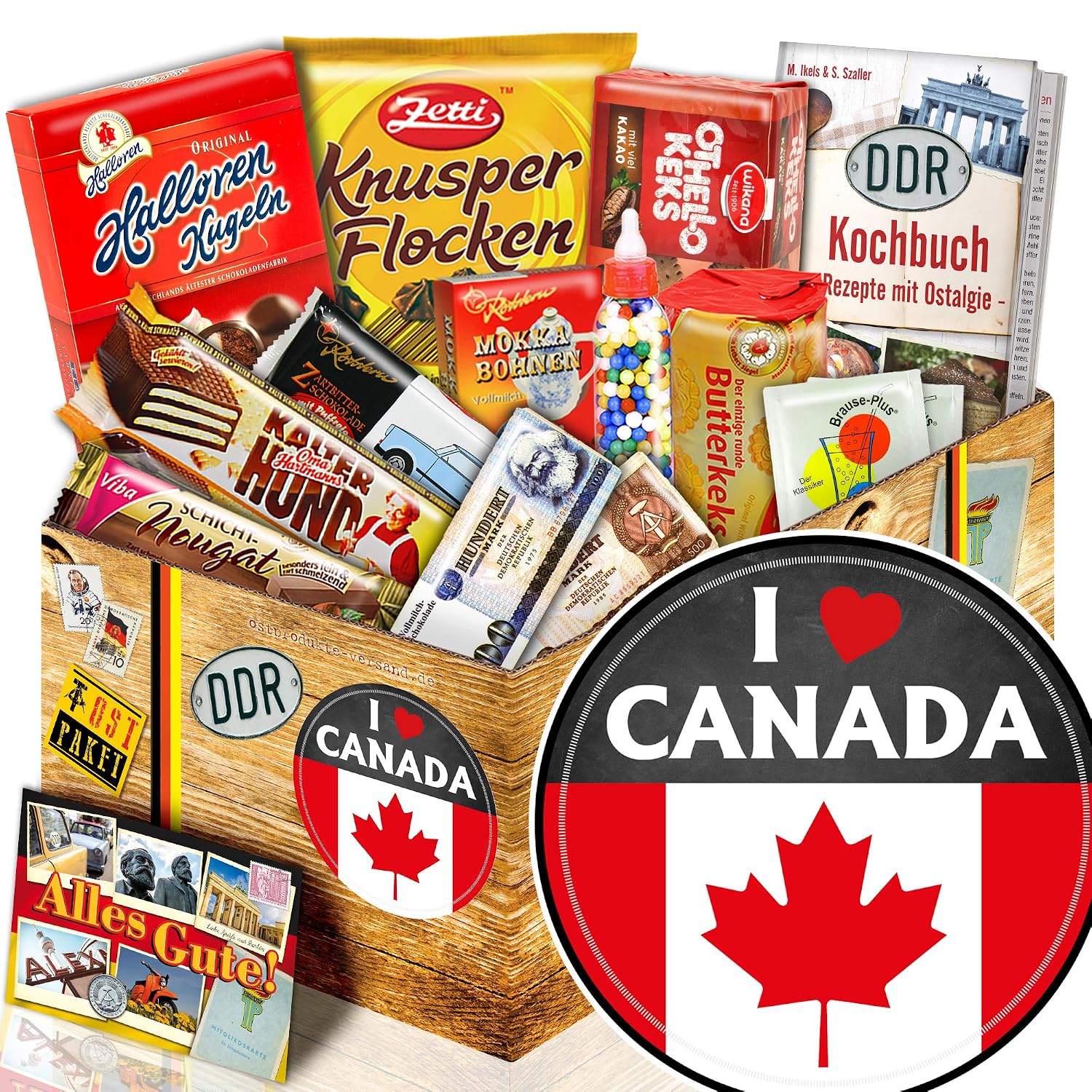 I Love Canada/Nostalgia Box DDR Sweets/Canada Gift Box