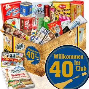 Wilkommen im Club 40 ++ Candy Package XXL ++ Gifts for 40th Birthday