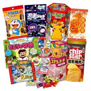 boxtasy Japanese Candy Box Snacks Candy Chips Gift Set 25 Pieces