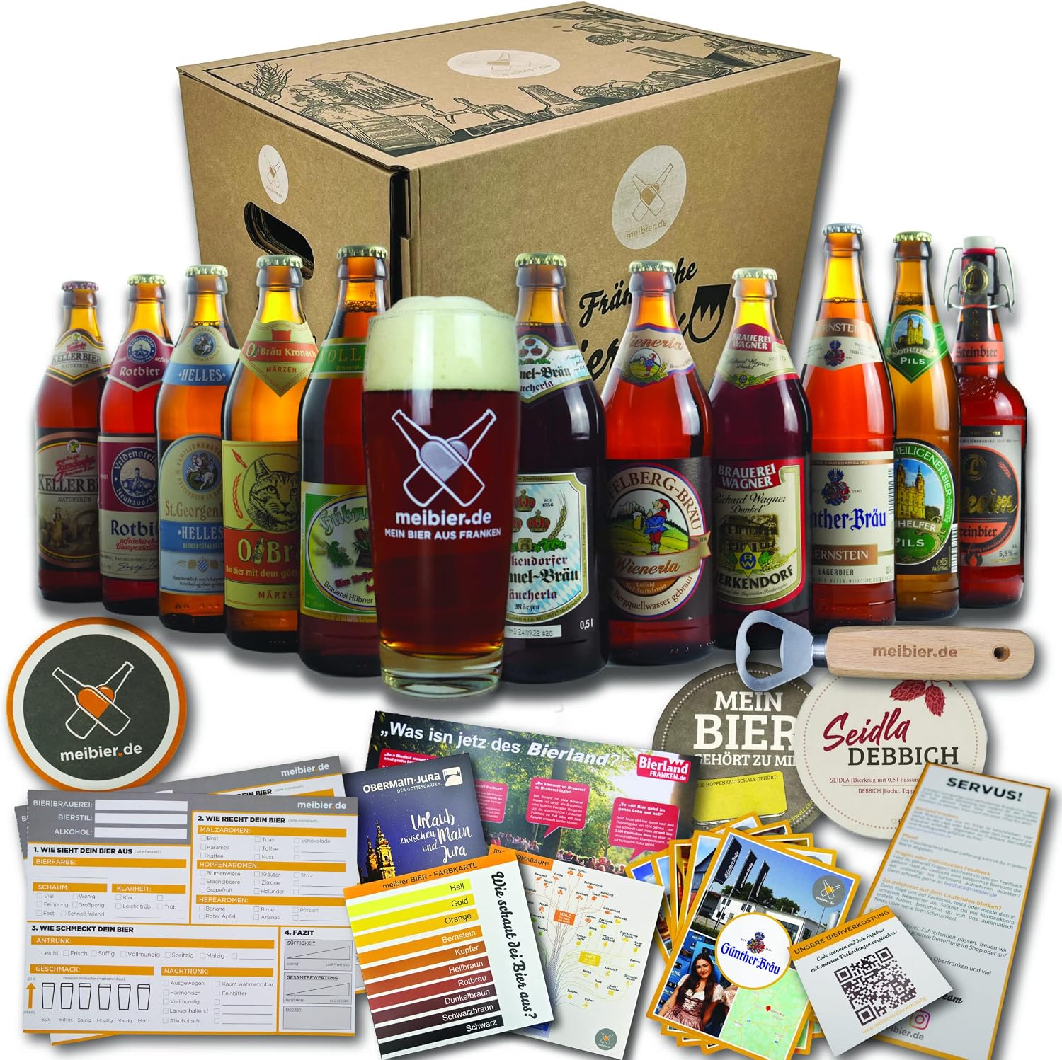 Franconian Beer Gift Box, Tasting Box, Beer Tasting (Edition #1)