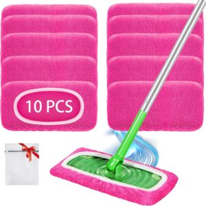 Pack of 10 Dry Floor Cloths for Swiffer Wet Floor Mop Microfibre Cloths