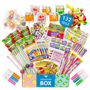 Der Zuckerbäcker Retro Mix 132 Pieces 800g Kids Candy Box