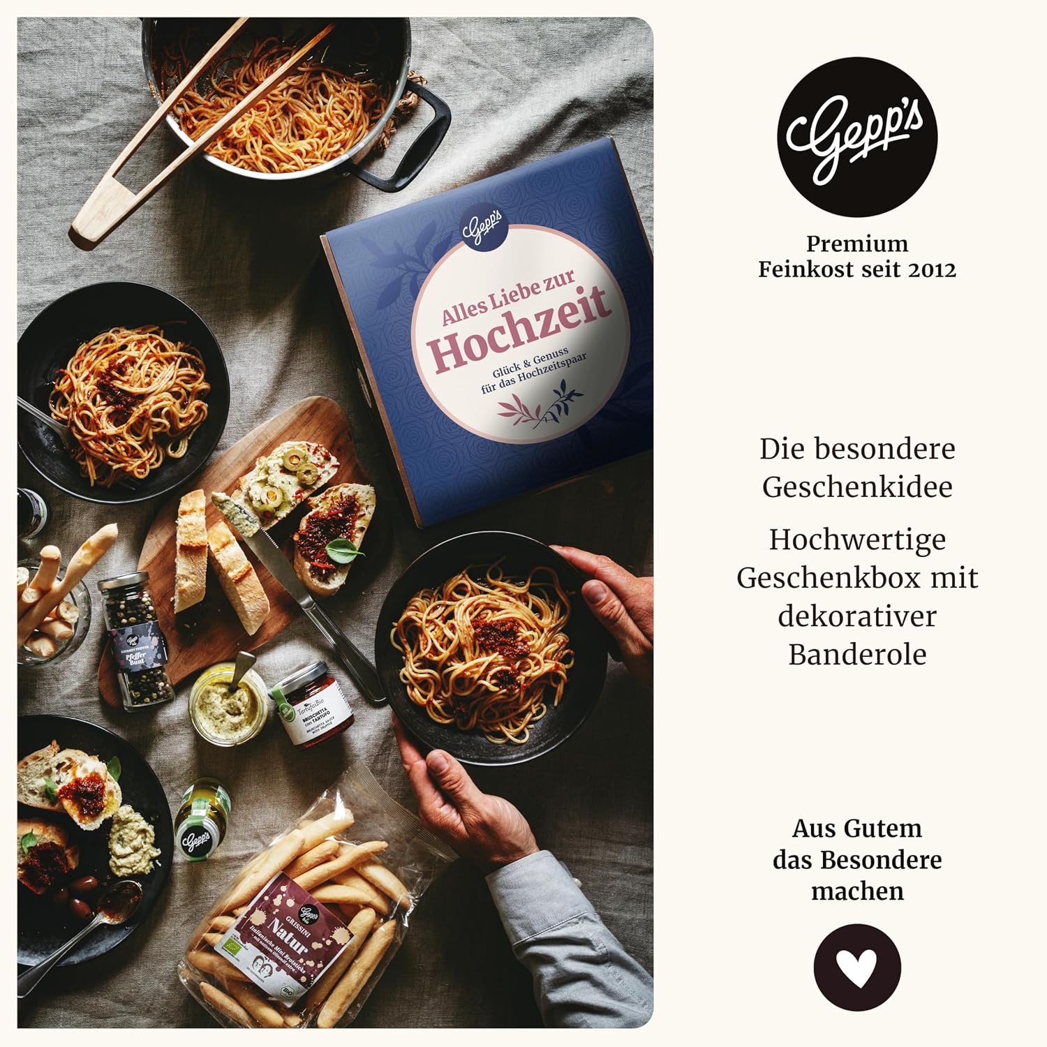 Gepp's Feinkost Just Married I Wedding Gift for the Bride and Groom – Bild 8