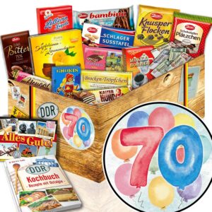 Birthday Gift 70th / 70th Birthday Funny Gifts Woman/DDR Box Chocolate