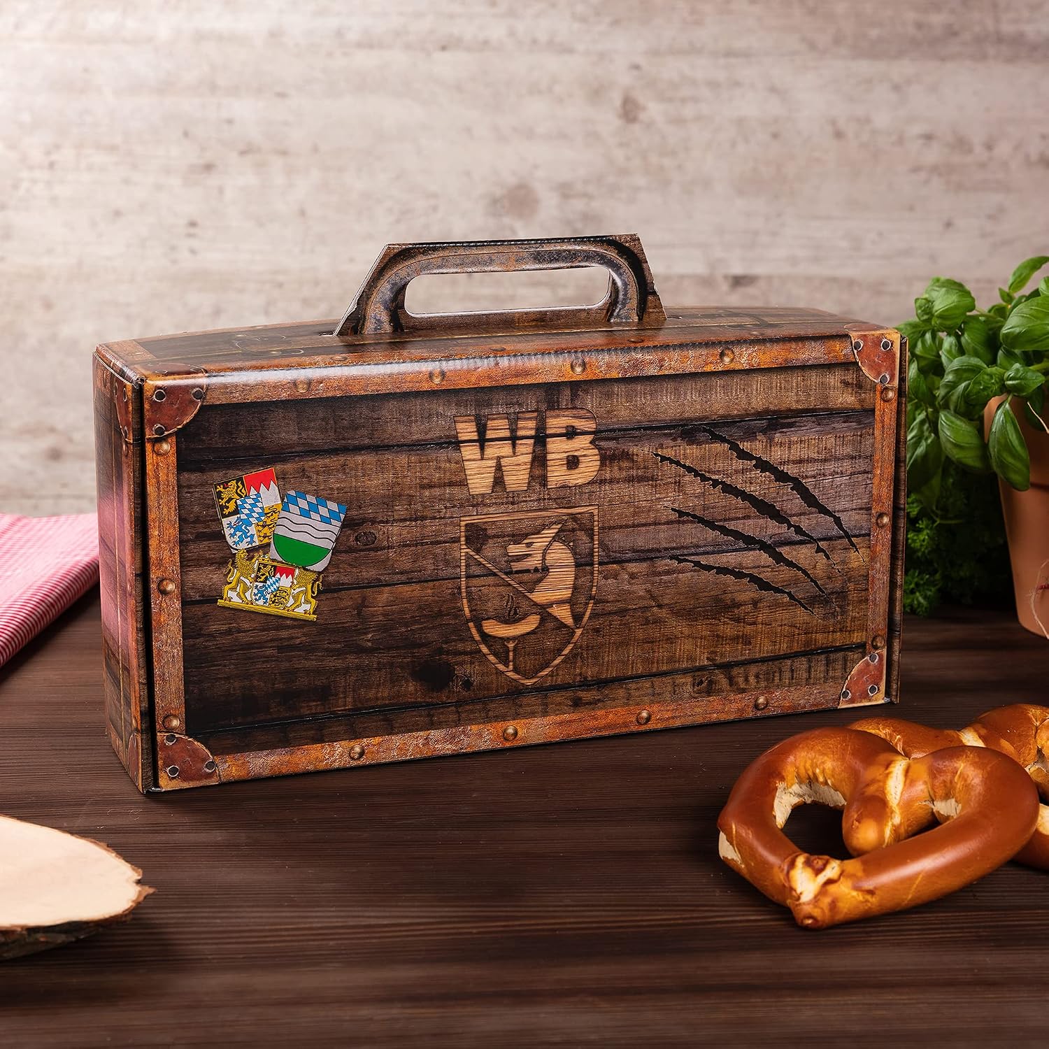 Wurstbaron Evening Set Ideal Package for the Evening Sausage Package of Salami Snacks, Bavarian Beer, Cable Reel and Pocket Knife – Bild 5