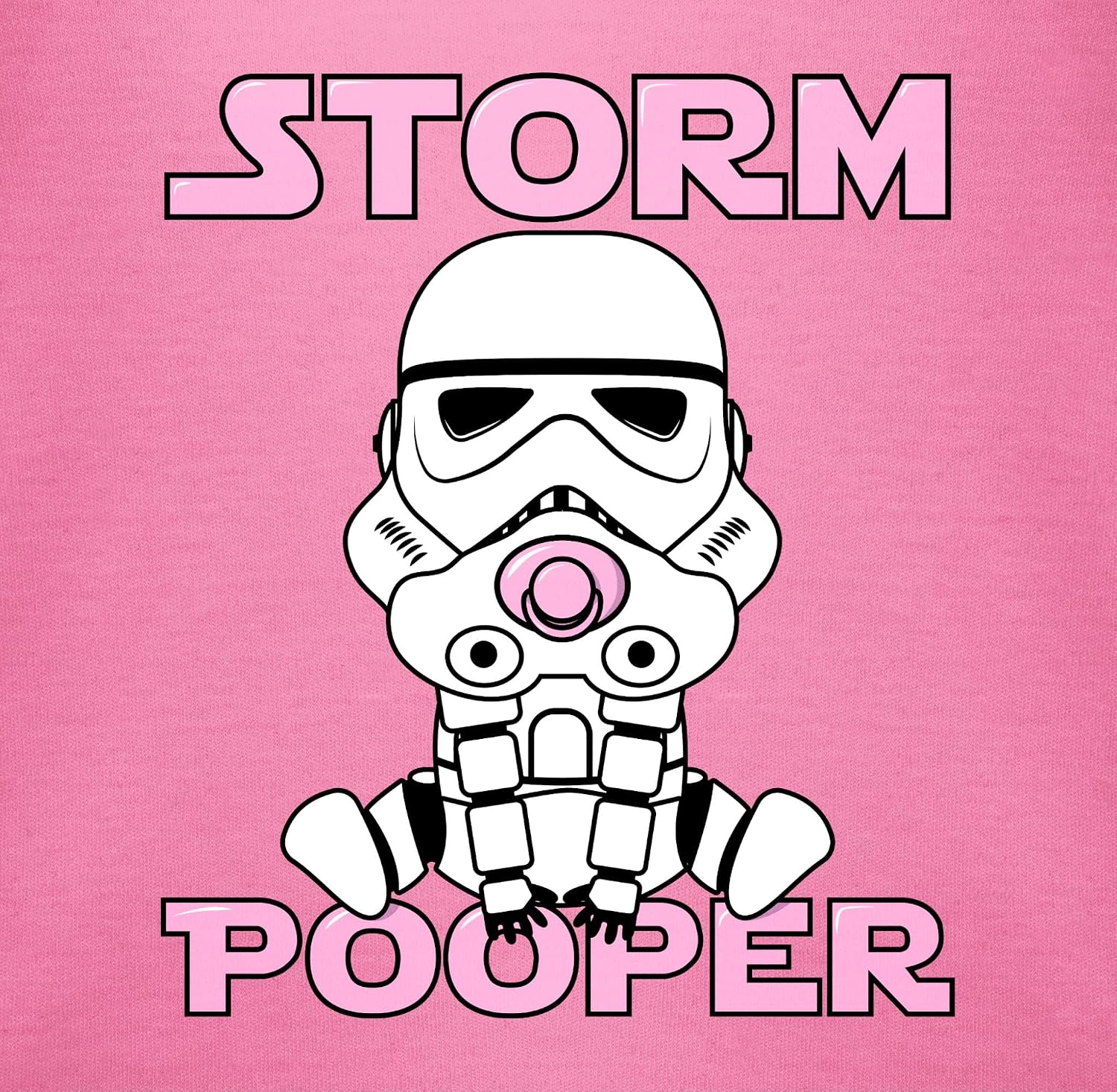 Shirtracer - Baby Body Kurzarm - Sprüche - Storm Pooper I – Bild 2