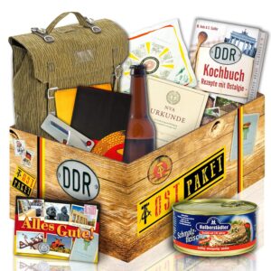NVA Ostpaket Gift Set – DDR Box with Beer for Men & Birthday