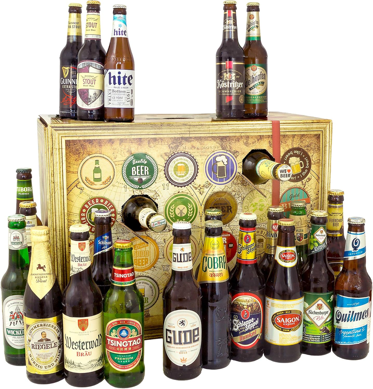 Beer Advent Calendar World & Germany – 24 Bottles Gift Set