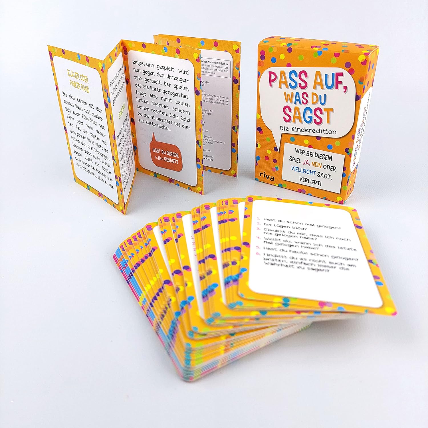 Pass auf, was du sagst – Die Kinderedition: Wer bei diesem Spiel »Ja«, »Nein« oder »Vielleicht« sagt, verliert! | Das Original. Das perfekte Geschenk. Für Kinder ab 6 Jahren – Bild 4