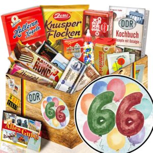 Gifts for 66th Birthday + Nostalgia Set + Gift for 66th Birthday Mother
