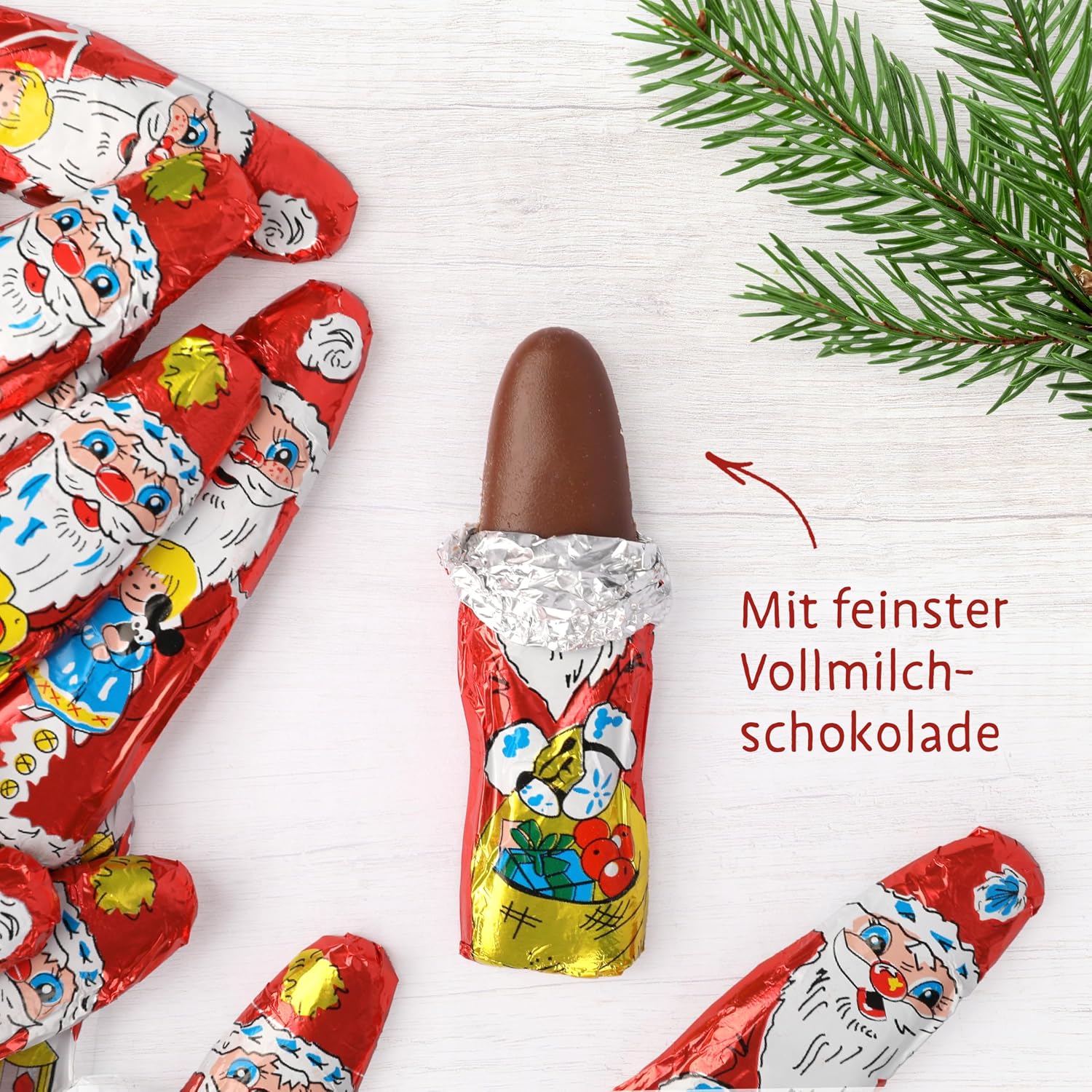 Storz Chocolate Santa Claus Value Pack - 140 Pieces of 5.5 g - Chocolate – Bild 3