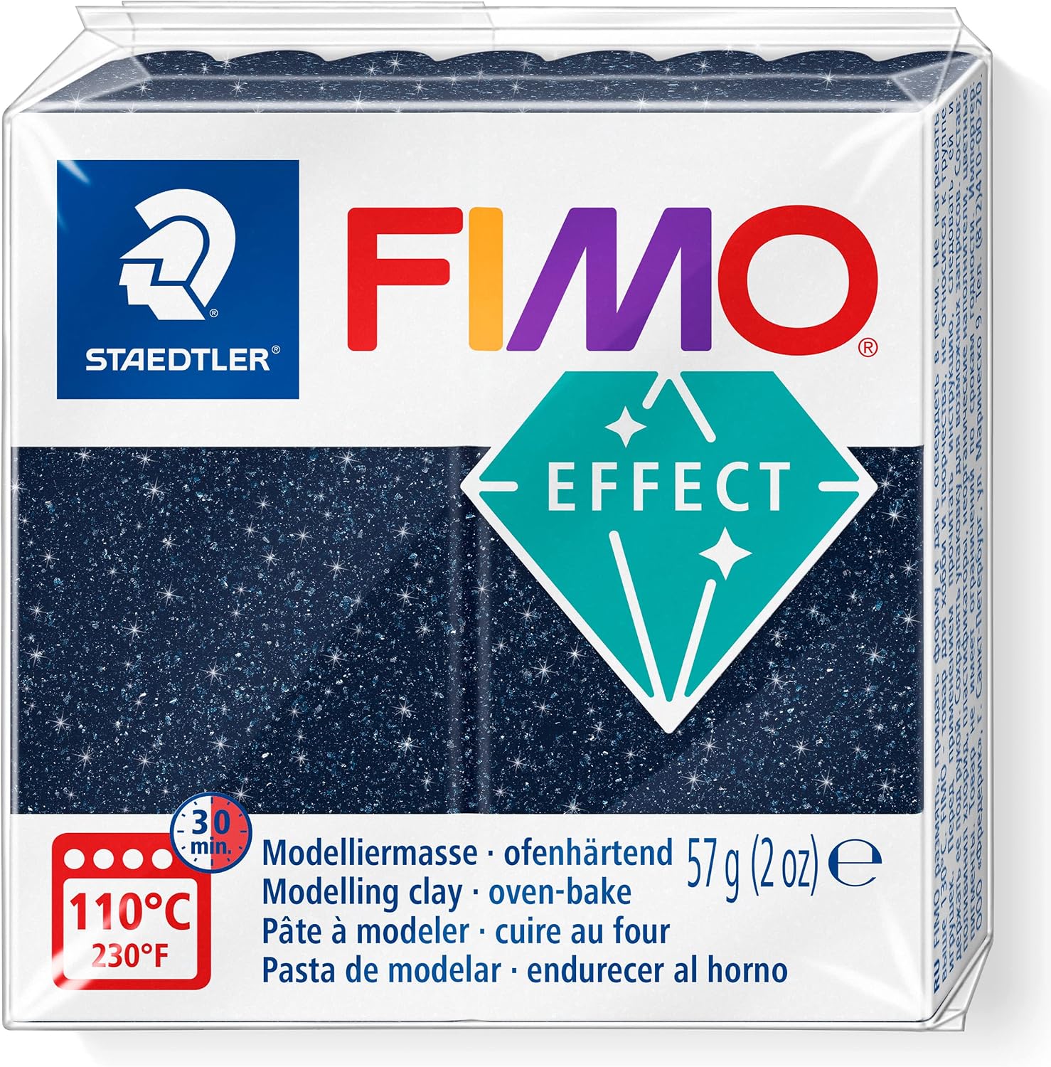 Staedtler FIMO Effect 8010 Galaxy - Blue, 57 g, Polymer Clay
