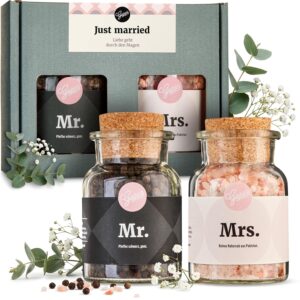 Gepp’s Feinkost I MR. & MRS. Salt and Pepper Shakers for Weddings