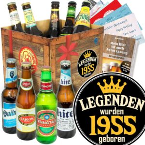 Legends 1955 Beer Set - Beers of the World / Gift for Wife