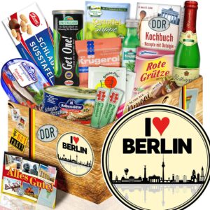 I Love Berlin DDR Gift Set with 12 East Products and Cookbook