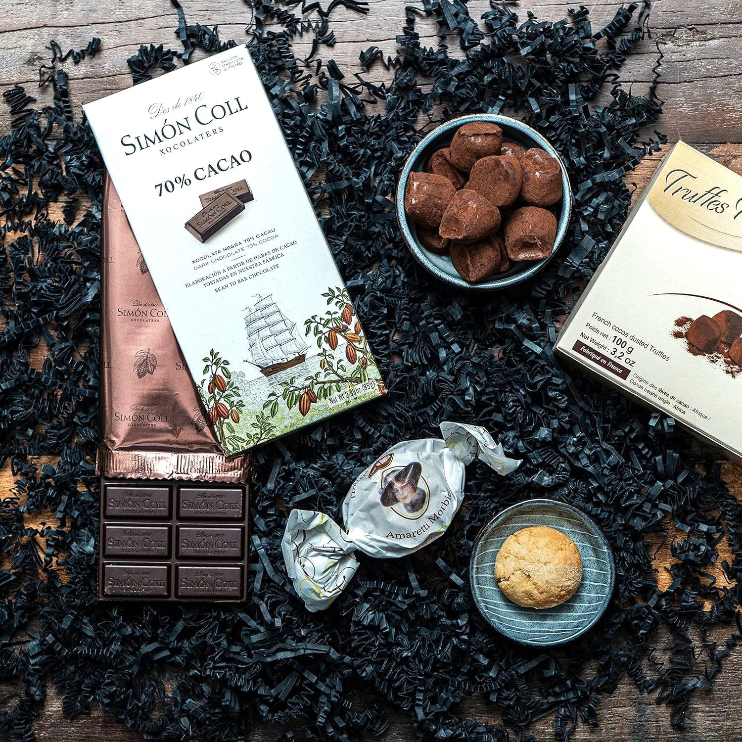 Prosecco DOC Gift Set with Chocolate Truffles and Dark Chocolate – Bild 6
