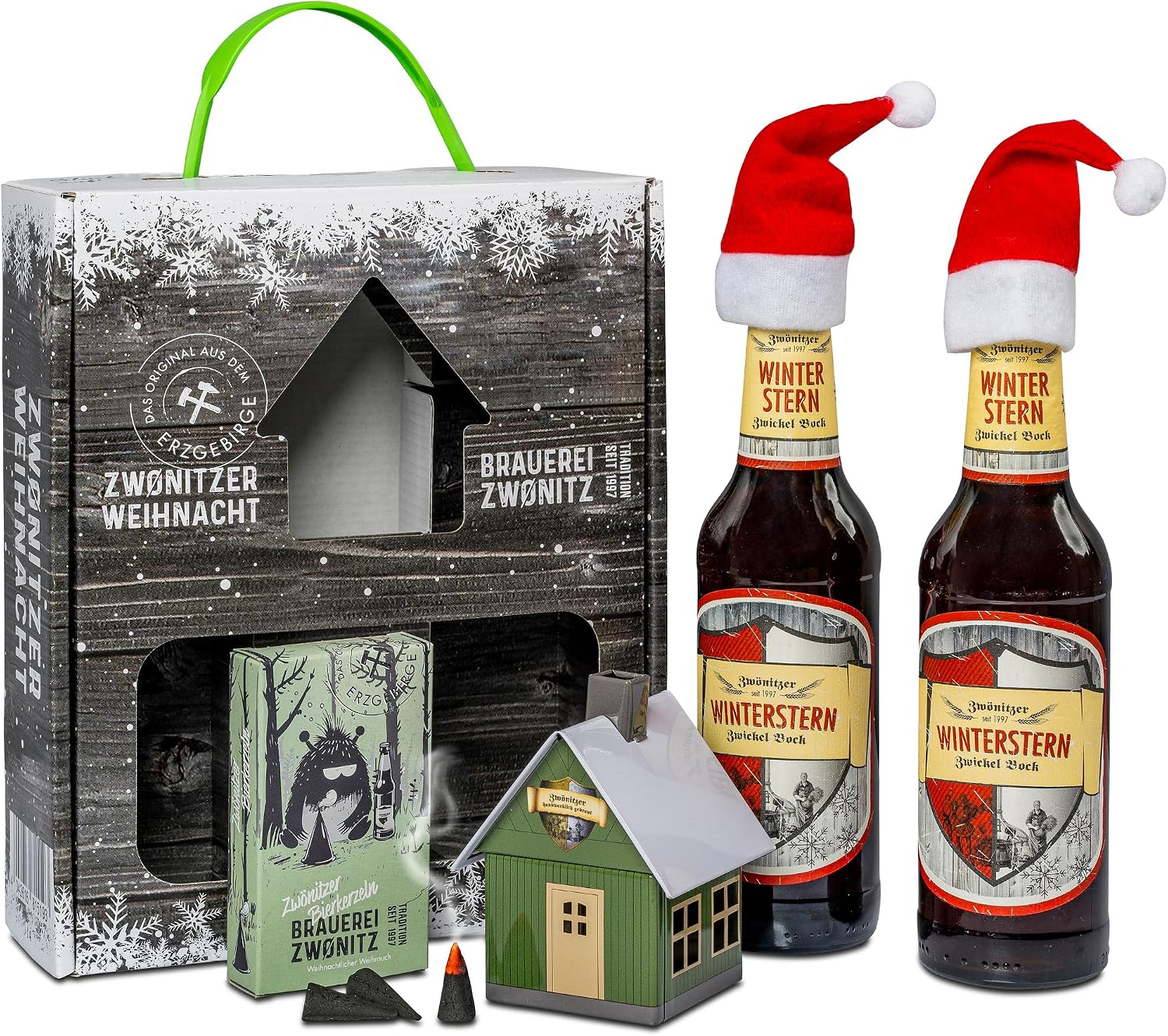 Brauerei Zwönitz Winter Star Beer Gift Box with Winter Star Craft Beer