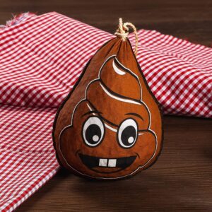 Wurstbaron Salami Poop Tasty Salami in Funny Design, High Quality and Smoky Aroma, Funny Gift, 240 g
