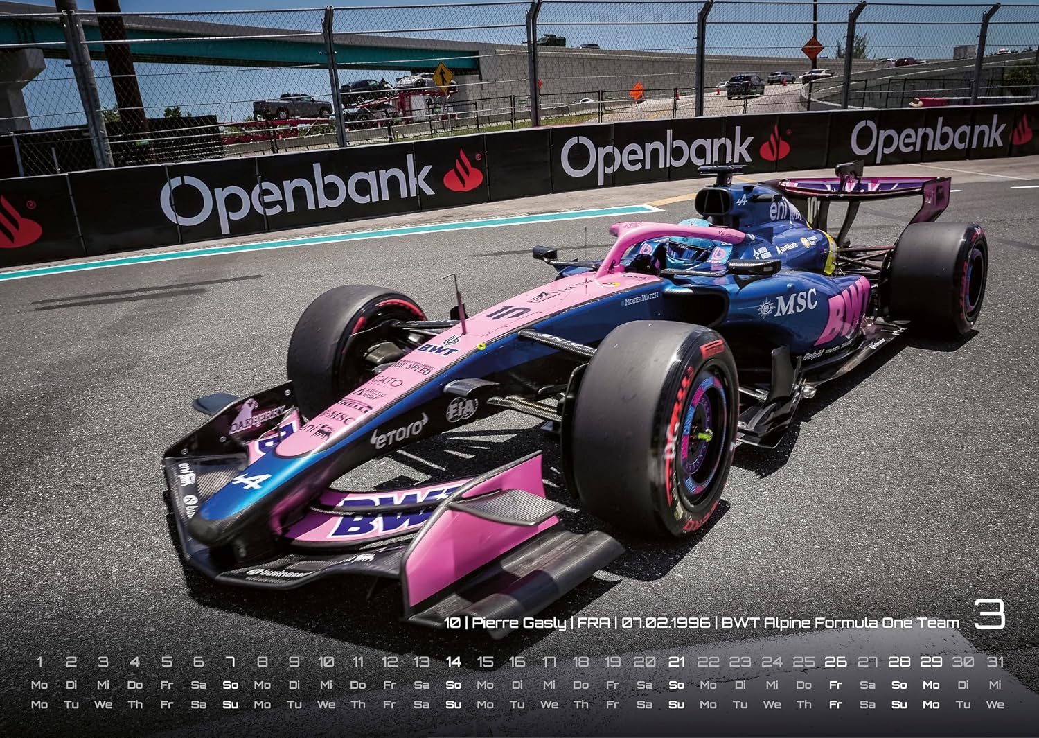 Formula 1 - Grand Prix 2027 | Premium F1 Calendar DIN A3 (42 cm x 30 cm) - Wall Calendar with Spectacular Photos of the Current Season | Ideal for F1 Fans – Bild 5