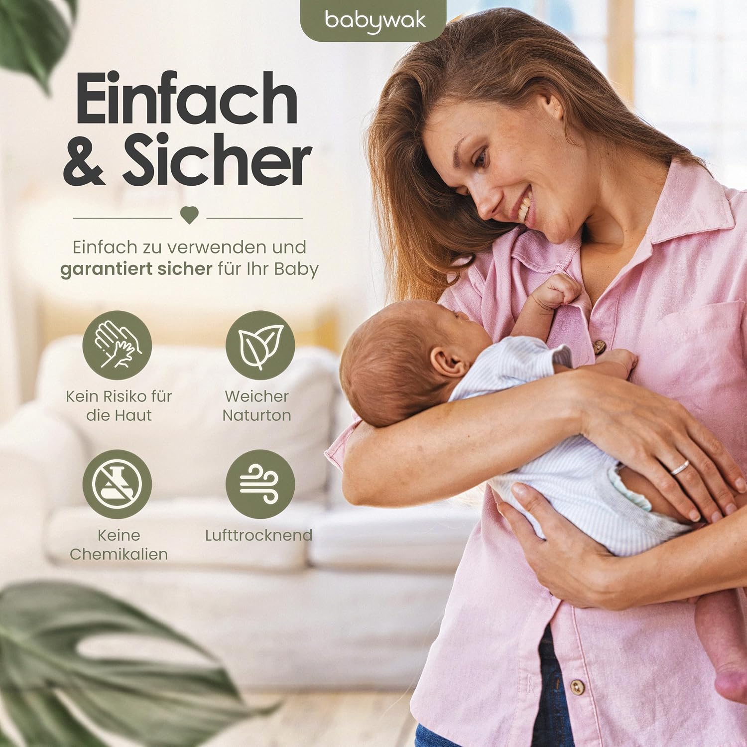 Baby Handabdruck und Fußabdruck Set mit Bilderrahmen – 3-in-1 Abdruckset aus Ton mit 2 Tonpäckchen, Buchstaben, Zahlen und Goldfarbe – Personalisiertes Geschenk zur Geburt – Bild 3