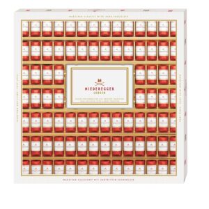 Niederegger Marzipan Klassiker 1 x 1,075 g Pure Marzipan Wrapped in Crisp Dark Chocolate Marzipan Gift High-Quality Gift Pack