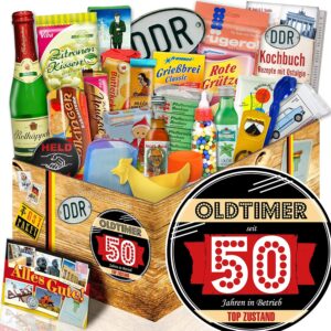 Oldtimer 50 / 24x Ostprodukte/Gifts Woman 50th Birthday