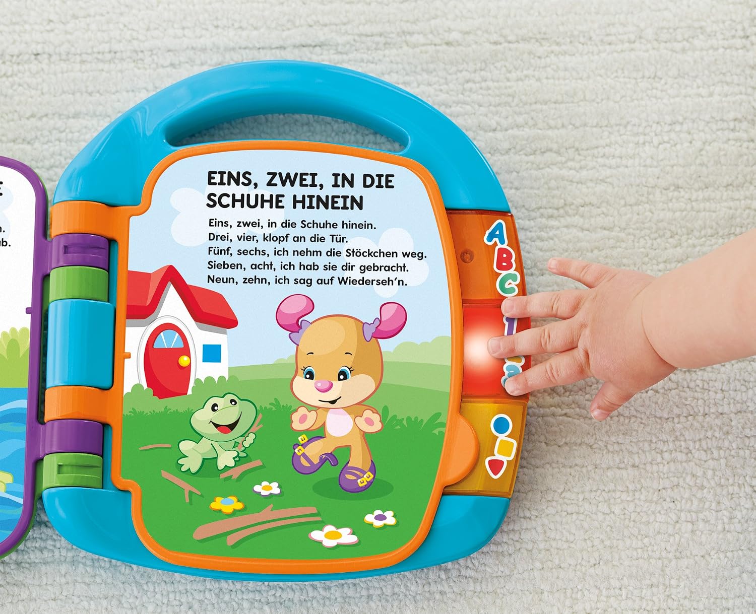 Fisher-Price Learning Fun, Songbook, Baby Music Book, Music Toy for Babies, Electronic Children's Book, from 6 Months, German Version, CDH40 – Bild 2