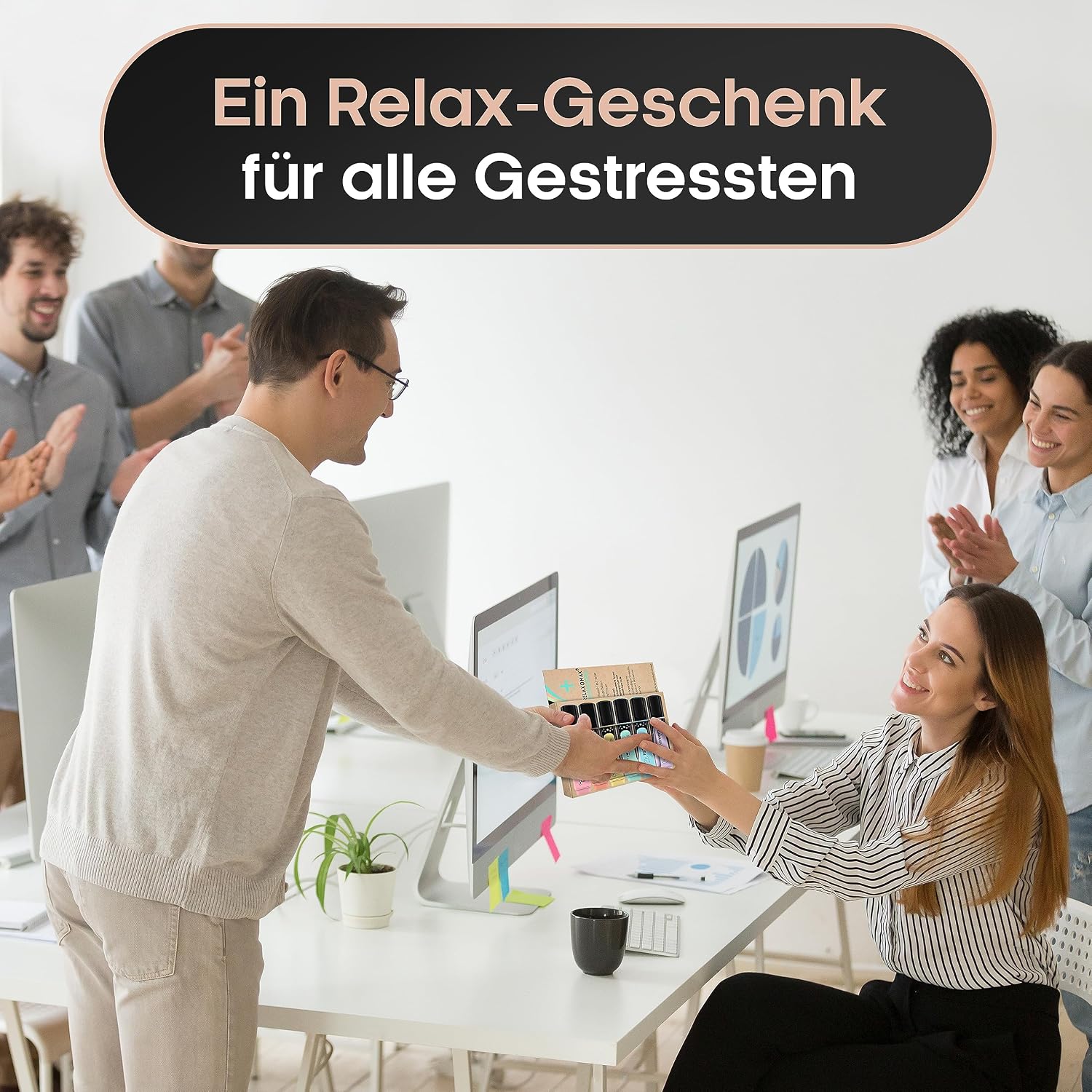 GLÜCKSGUT® 6 x Funny Highlighters Pastel – Bild 5