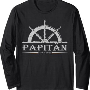 bester Papa seit 2010, lustiges Geschenk zum Vatertag Langarmshirt