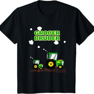 Big Brother Children's Tractor Boys Birth Gift Idea T-Shirt