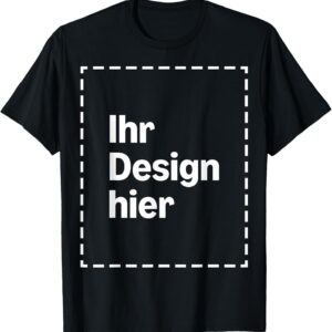 Personalised T-shirt with print on the front