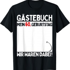 60th Birthday Man Woman 60 Years 1966 Decorative Funny Gift T-Shirt
