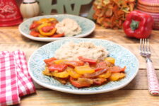 Bohnenstempel mit Peperonata – Happy Carb Rezepte