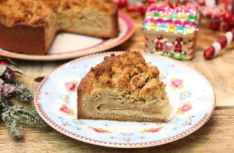 Spekulatius-Apfel-Streuselkuchen ohne Zuckerzusatz – Happy Carb Rezepte