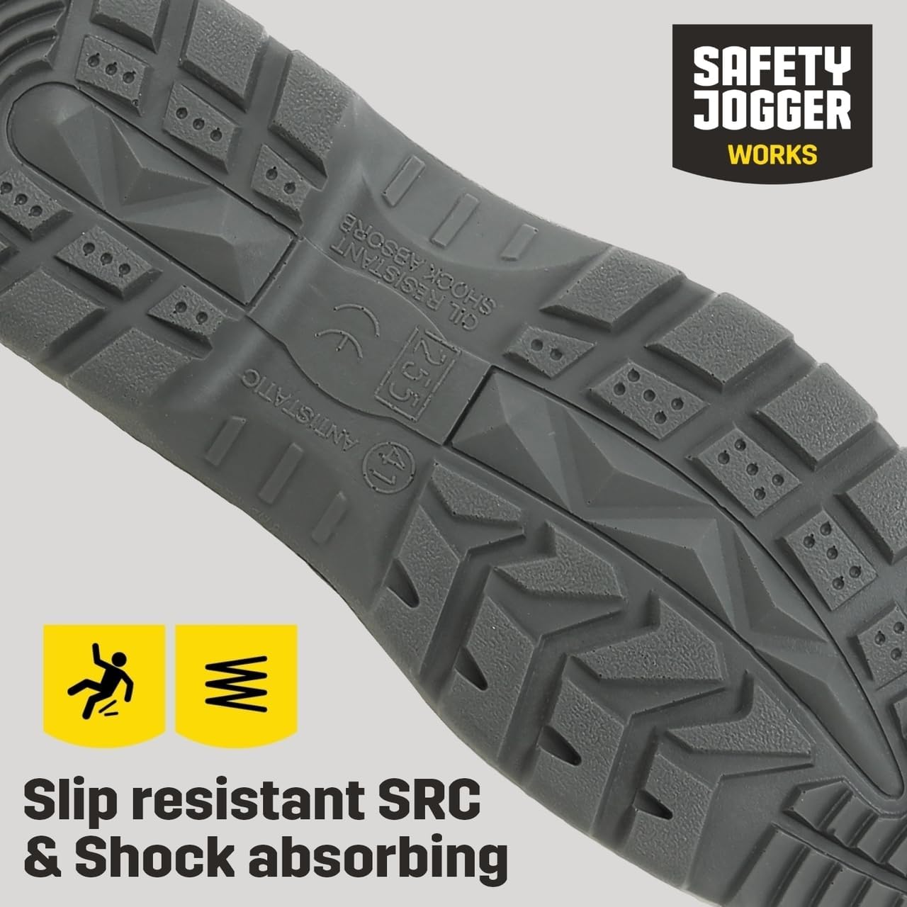 SAFETY JOGGER S3 X0600 Safety Shoes for Men and Women, Black – Bild 5