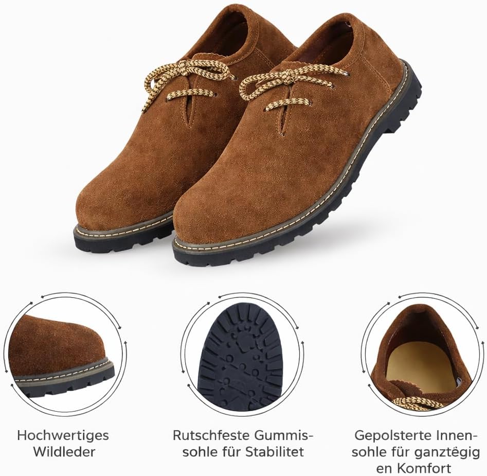 Haferl LESCB Men's Costume Shoes Size 40 to 48 Haferl – Bild 8