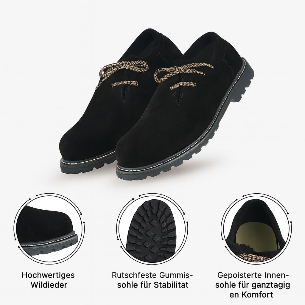 Haferl LESCB Men's Costume Shoes Size 40 to 48 Haferl – Bild 3