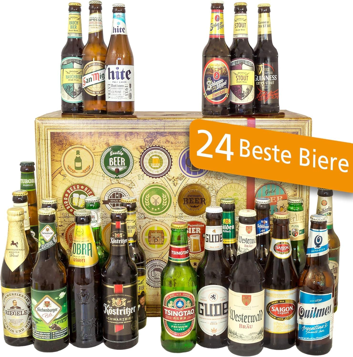 Alter Sack 50 / Beers from Around the World and D 24x / Birthday Gift Man / Advent Calendar Beer 2024 2025 – Bild 8