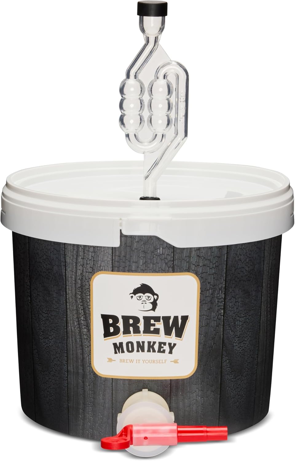 Brew Monkey Beer Brewing Set Helles | Luxe Set 5 Litres Beer | 6.4% Vol. | Beer Brewing Set | Men's Gifts | Beer Gifts for Men | Birthday Gift for Men | Gifts for Dad – Bild 3