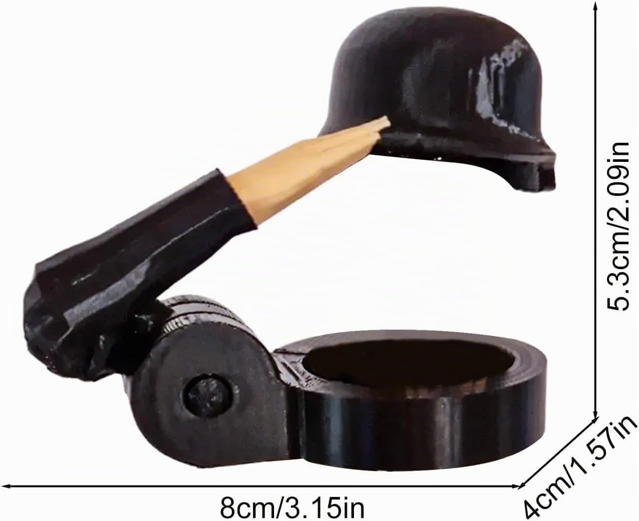 Soldier Salut Beer Bottles Helmet Soldier Greeting Beer Bottle Helmet Soldiers Salut Beer Bottle Stoppers for Beer Bottles Soldier Greeting Beer Helmet (Black + Green, 4 Pack) – Bild 5