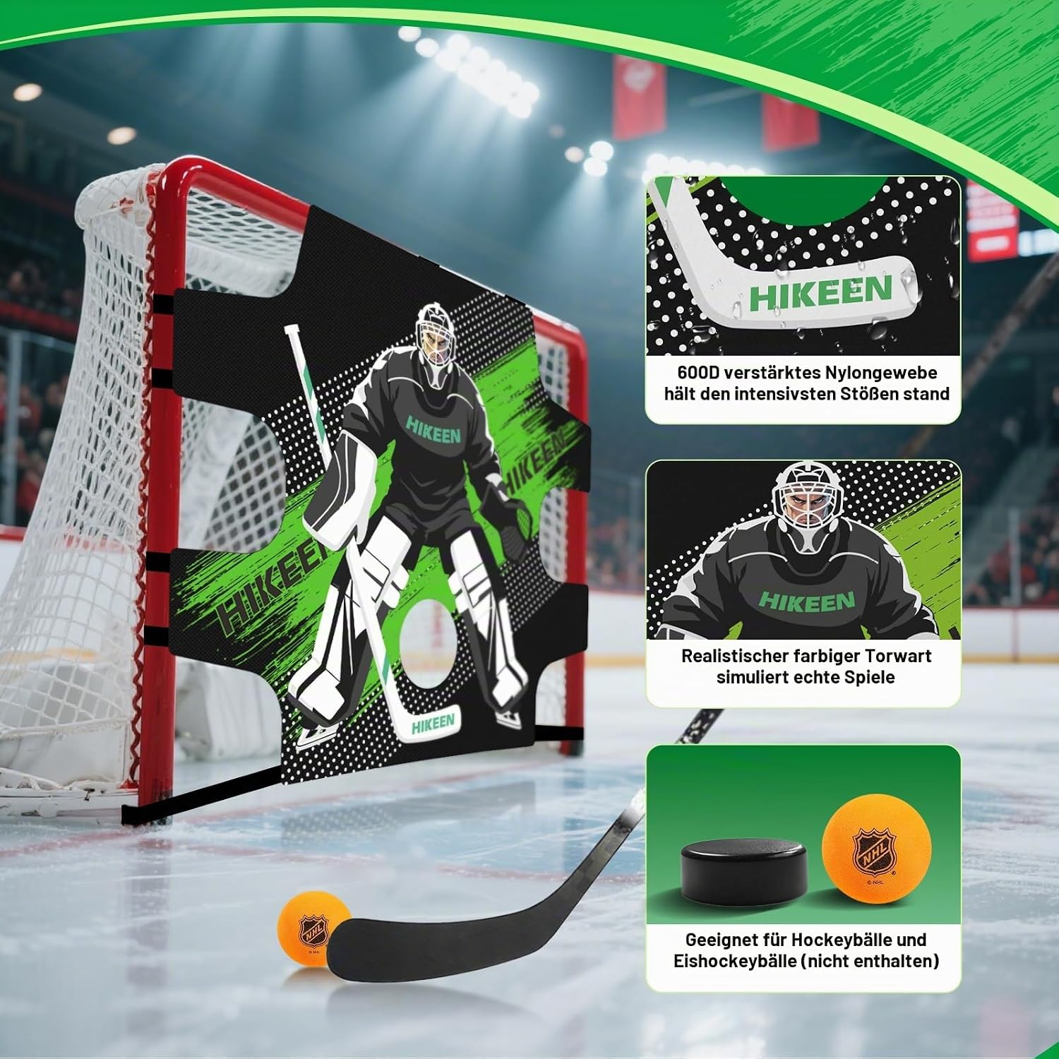 BOOSTEADY Hockey Targets Hockey Shooting Targets Tear-Resistant Street Hockey Goal Goal Goal Target for Practice – Bild 3