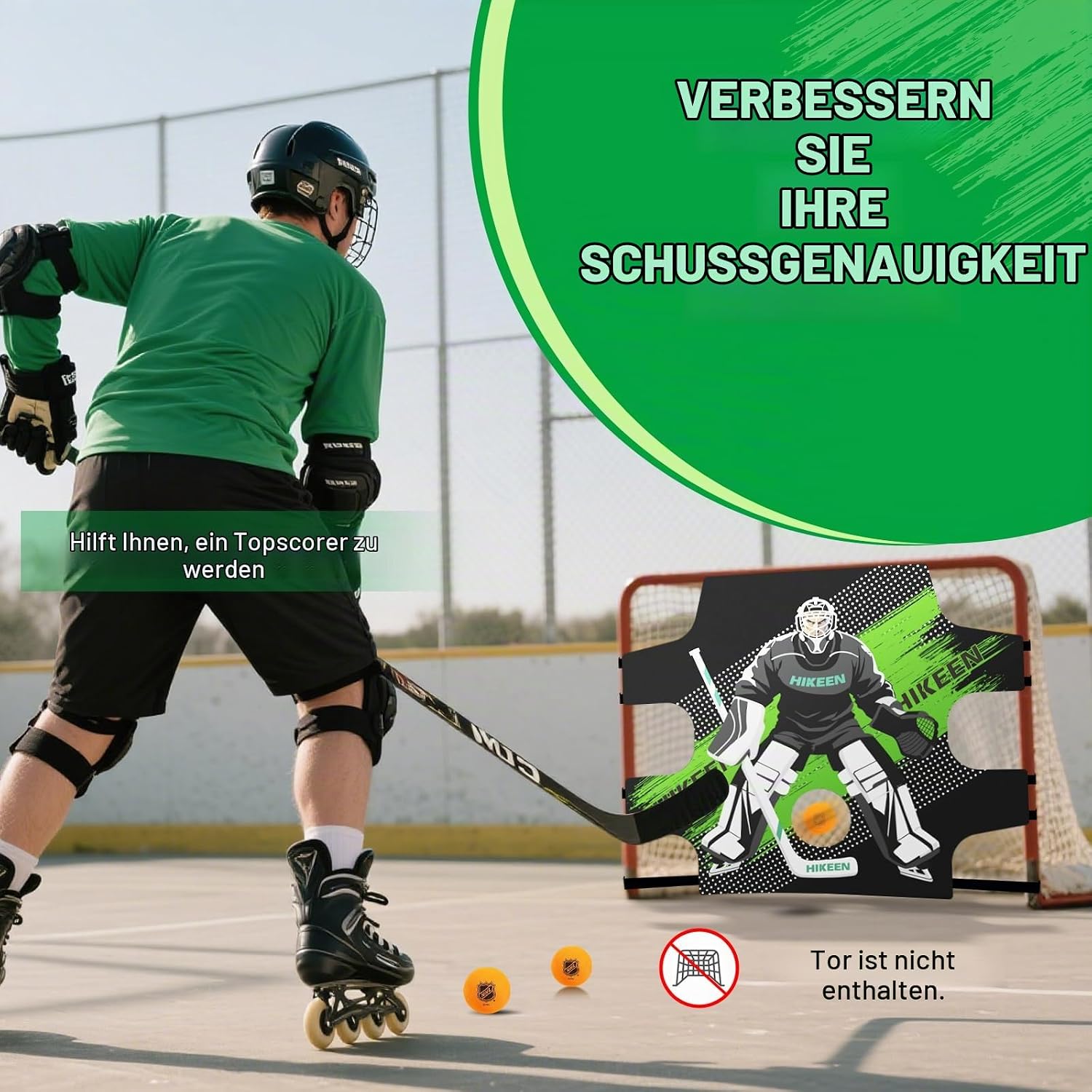 BOOSTEADY Hockey Targets Hockey Shooting Targets Tear-Resistant Street Hockey Goal Goal Goal Target for Practice – Bild 5