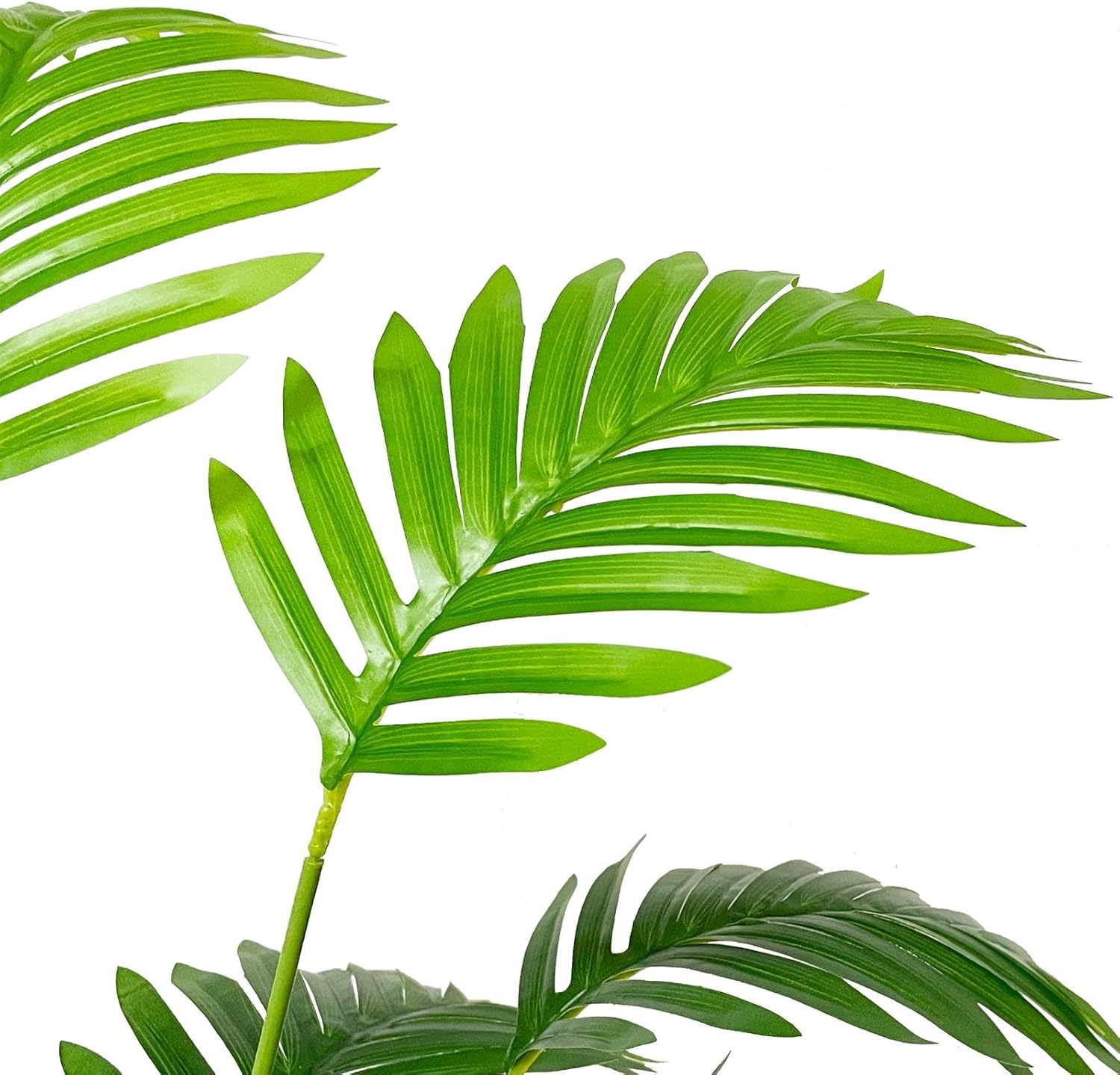 Artificial Plant in Pot, Large Artificial Plants, Plastic Palm Tree, Fake Palm Plant Decoration for Living Room, Balcony, Bedroom, Office, Bathroom (80 cm High Palm Tree) – Bild 6