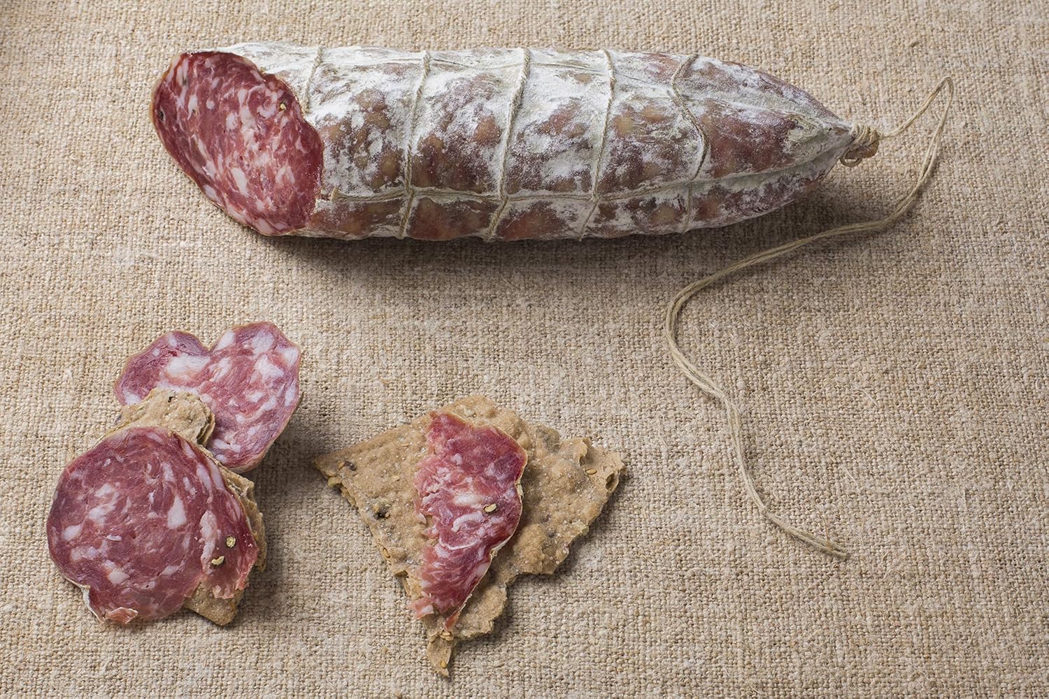 Salami Campagnolo Salumi Pasini | Farmer's Style Salami | Whole Piece | 600 g | Traditional Italian Smoked Salami – Bild 4