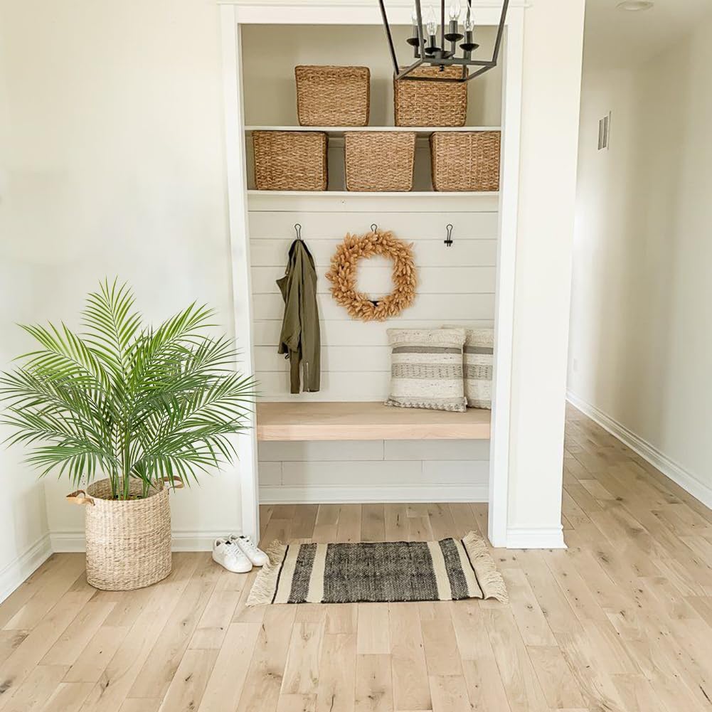 80 cm Artificial Plant Areka Palm Tree Artificial Plant Palm Tree in Pot Artificial Tree with 12 Trunks for Indoor and Outdoor Use Modern Decoration Bathroom Living Room Bedroom Balcony – Bild 4