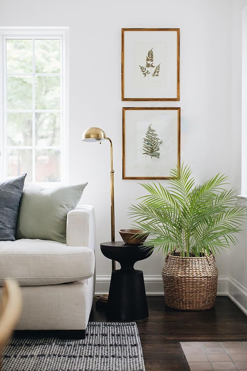 80 cm Artificial Plant Areka Palm Tree Artificial Plant Palm Tree in Pot Artificial Tree with 12 Trunks for Indoor and Outdoor Use Modern Decoration Bathroom Living Room Bedroom Balcony – Bild 6