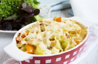 Nudelauflauf mit Kürbis